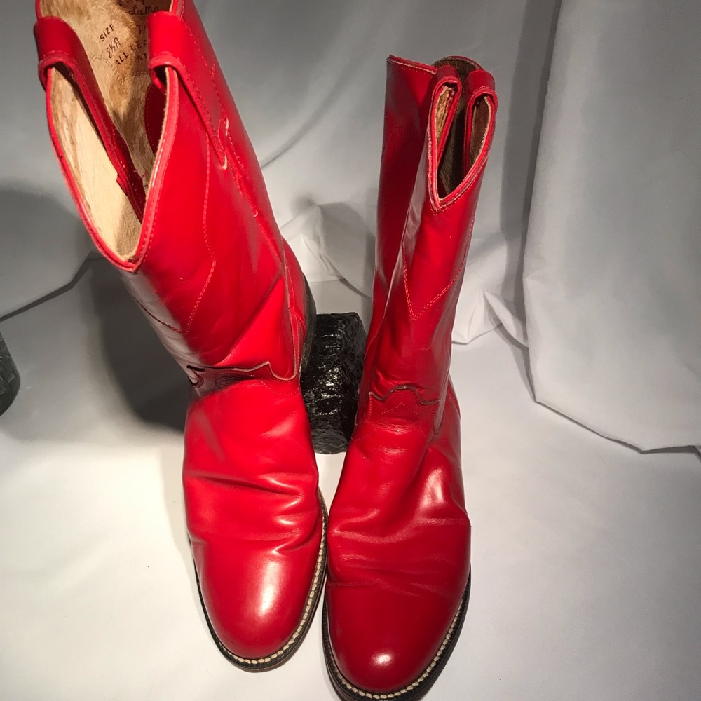 Men’s 8.5 Tony Lama Leather Ropers